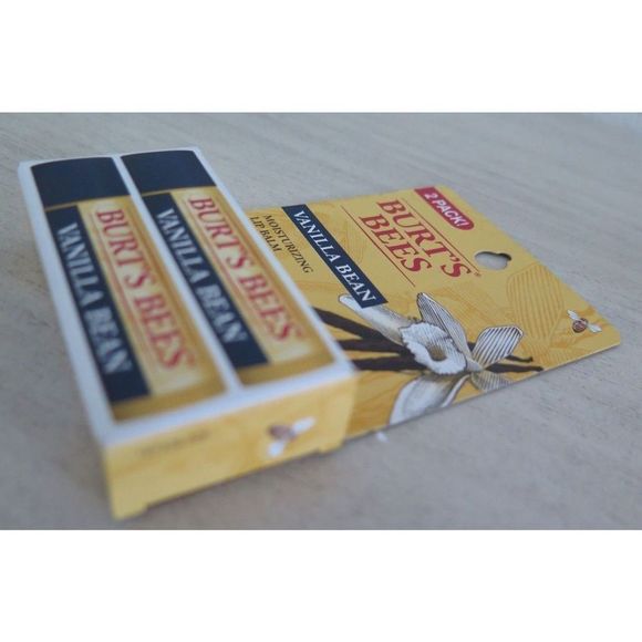 Burt's Bees Vanilla Bean Moisturizing Lip Balms - 2 Pack - 100% Natural - Picture 4 of 4